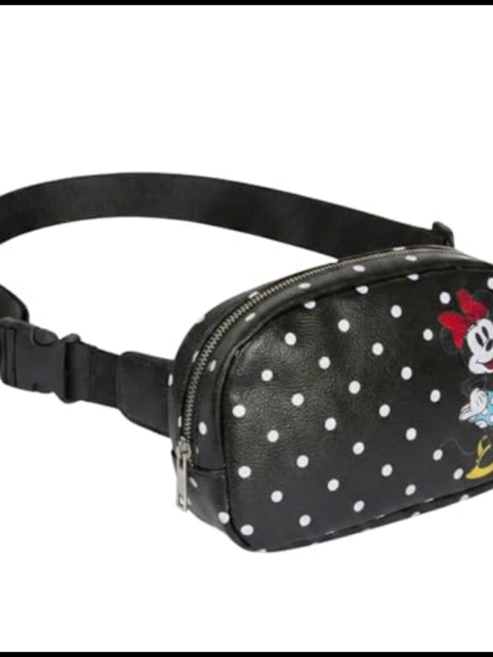 Faux Leather Minnie Mouse Polka Dot Belt Bag Crossbody Fanny Pack